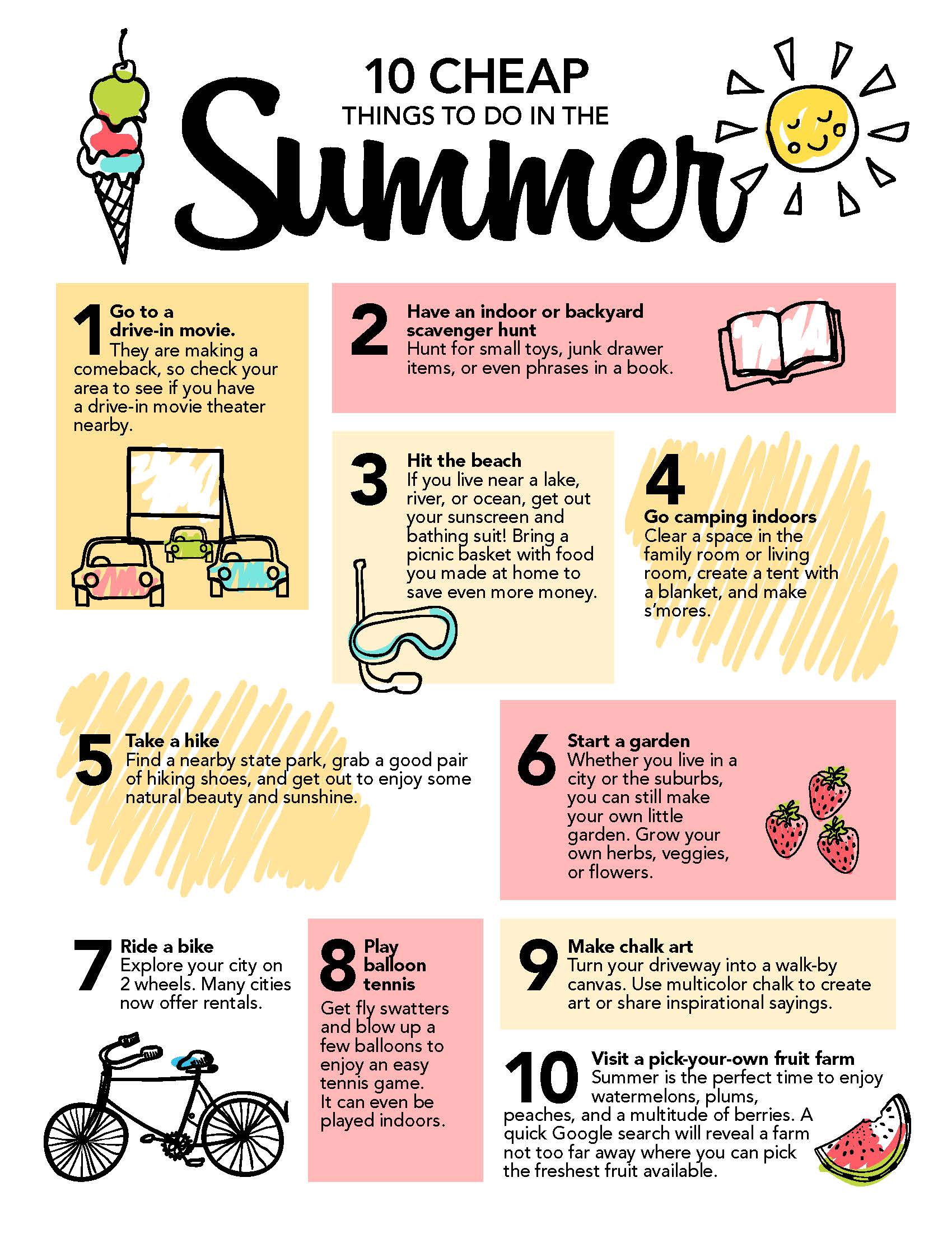 10 Cheap Things To Do This Summer - White Rose Credit Union