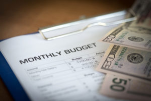 Monthly Budget Plan for Expenses and Money